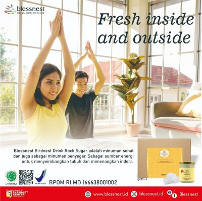Blessnest Drink Rock Sugar bersertifikat Halal dan BPOM!