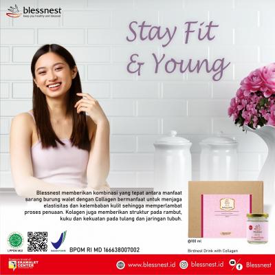 Tampil Cantik & Awet Muda dengan Blessnest Drink Collagen